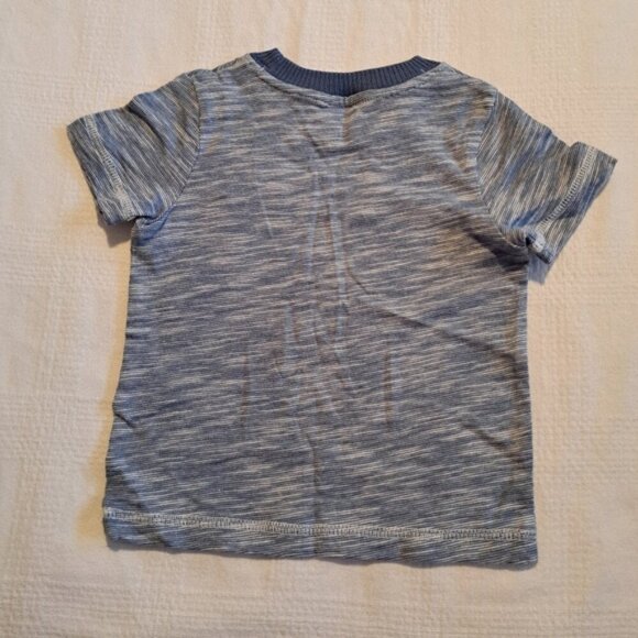 Gymboree boys size 6-12 months boys blue short sleeved shirt 2015, NWT - Picture 4 of 4